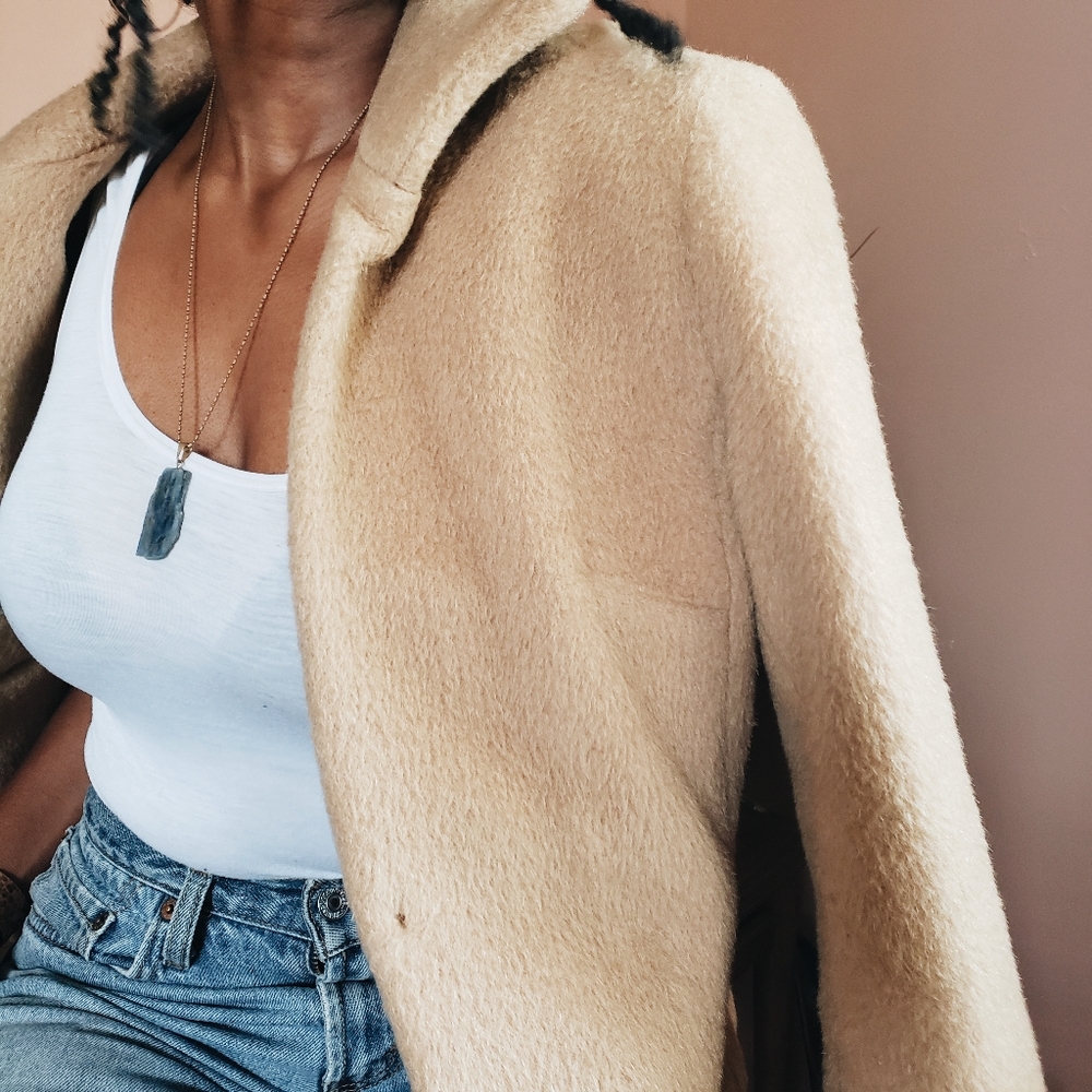 Vintage Wool Cropped Coat Woman's Small - Picture 3 of 6
